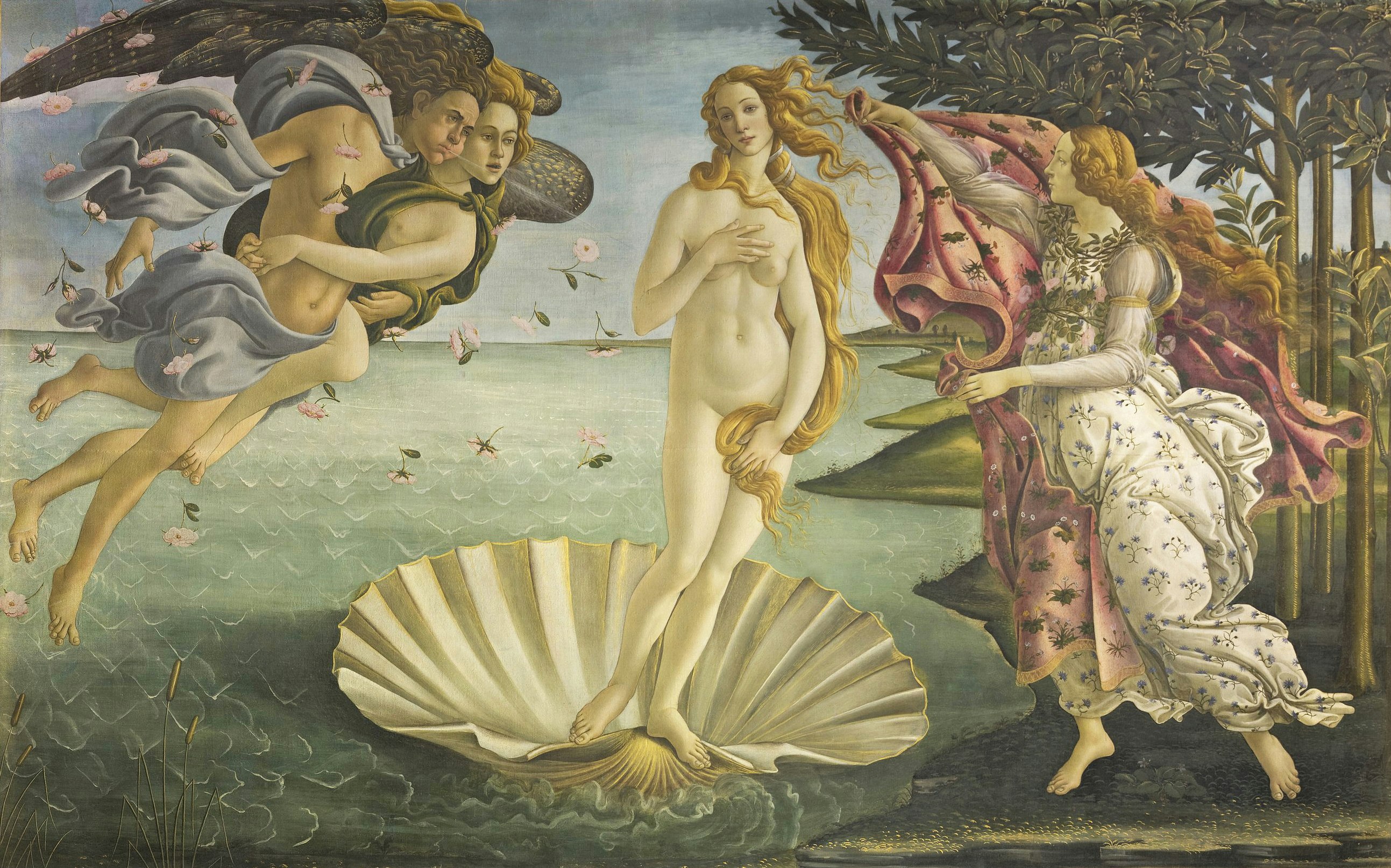 The birth of Venus - Sandro Botticelli — Google Arts & Culture