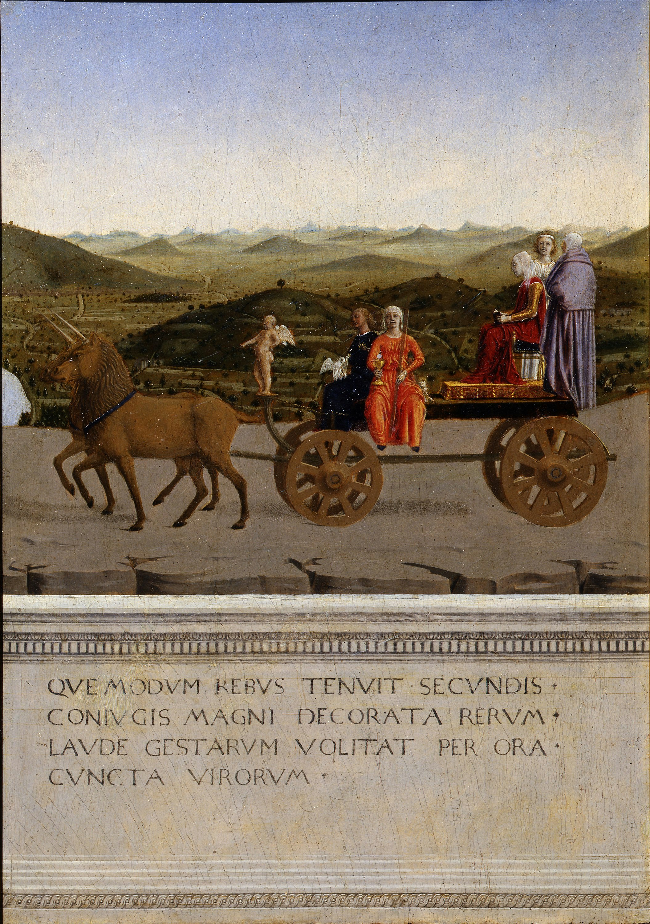 The Duke and Duchess of Urbino Federico da Montefeltro and Battista Sforza