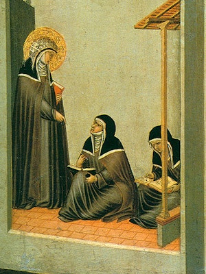Saint Humility and scenes from her life