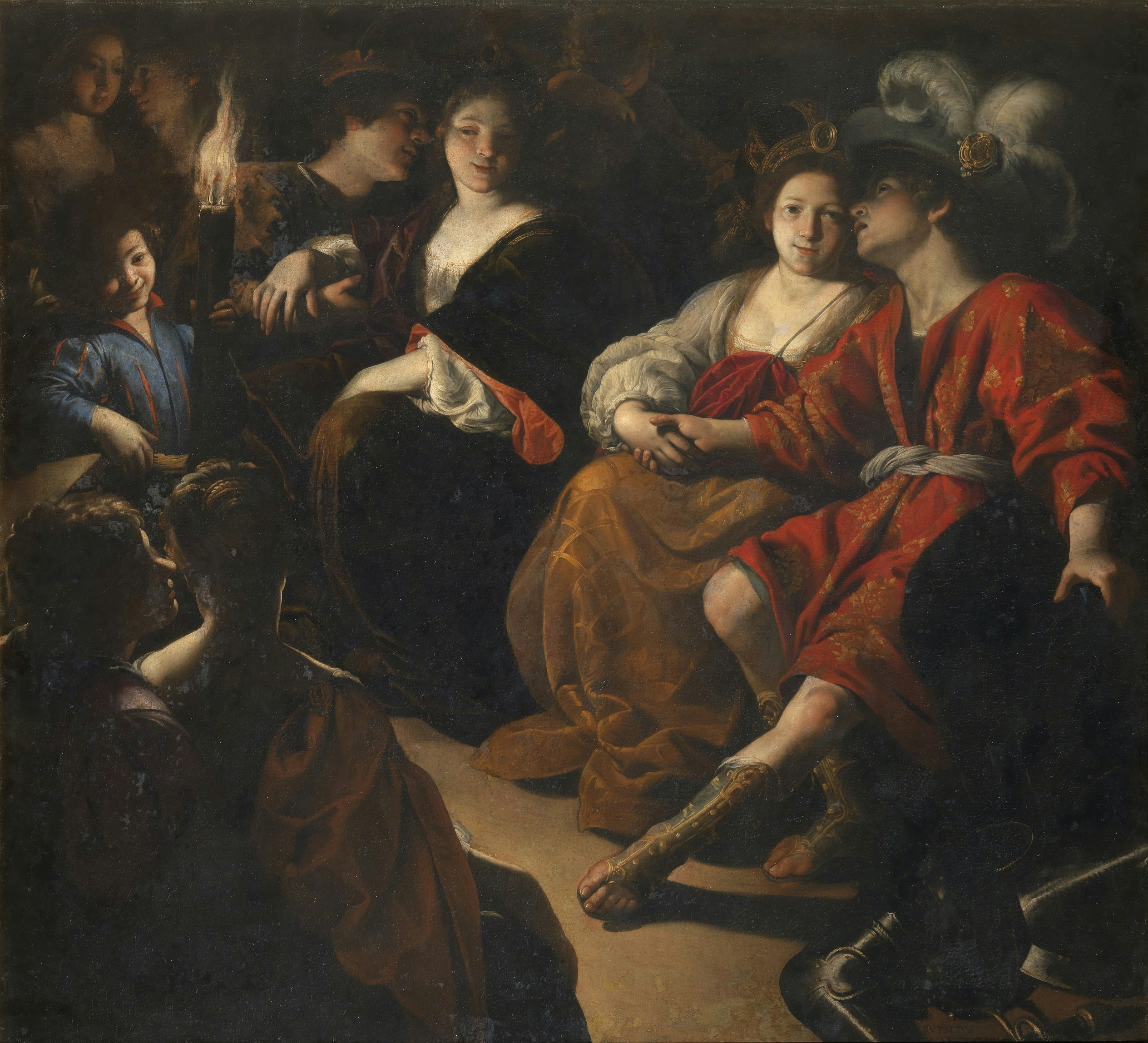 Ruggiero at the court of the sorceress Alcina