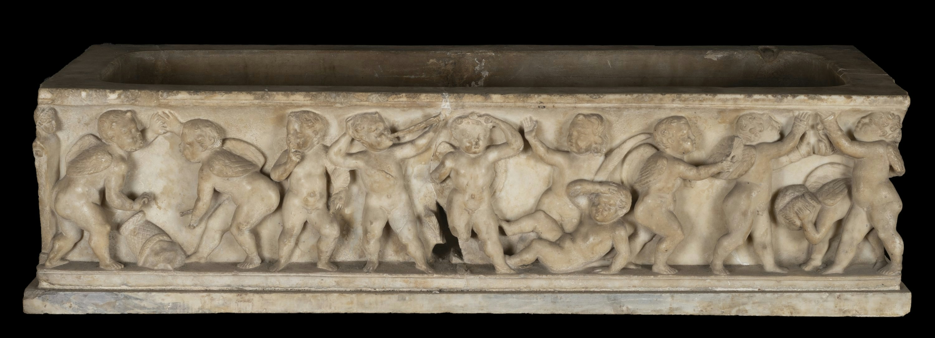 Sarcophagus with Erotes in Athletic Contests