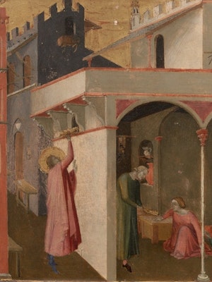 L’elemosina di san Nicola; san Nicola ordinato vescovo di Myra