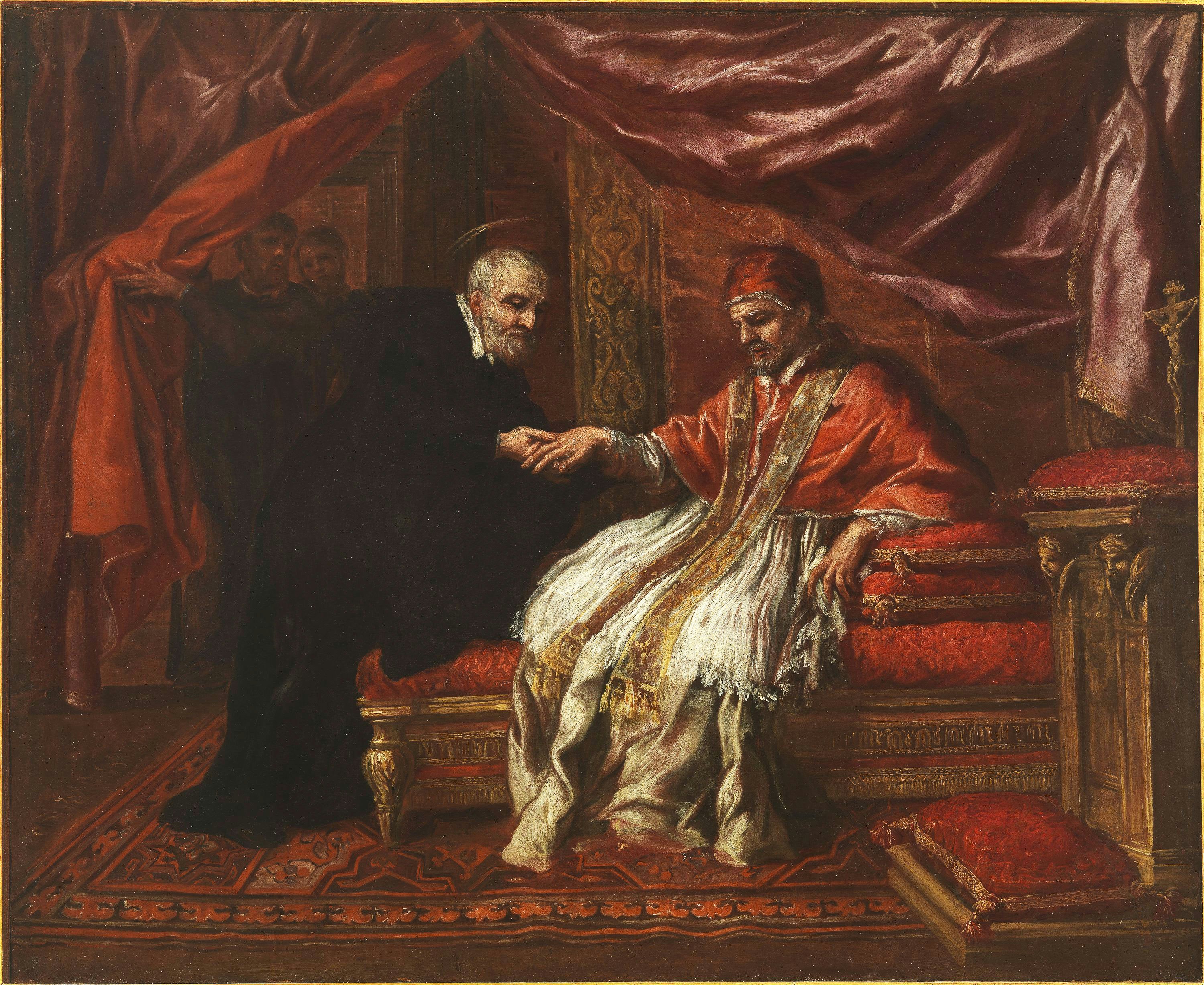 St Philip Neri cures Pope Clement VIII from gout