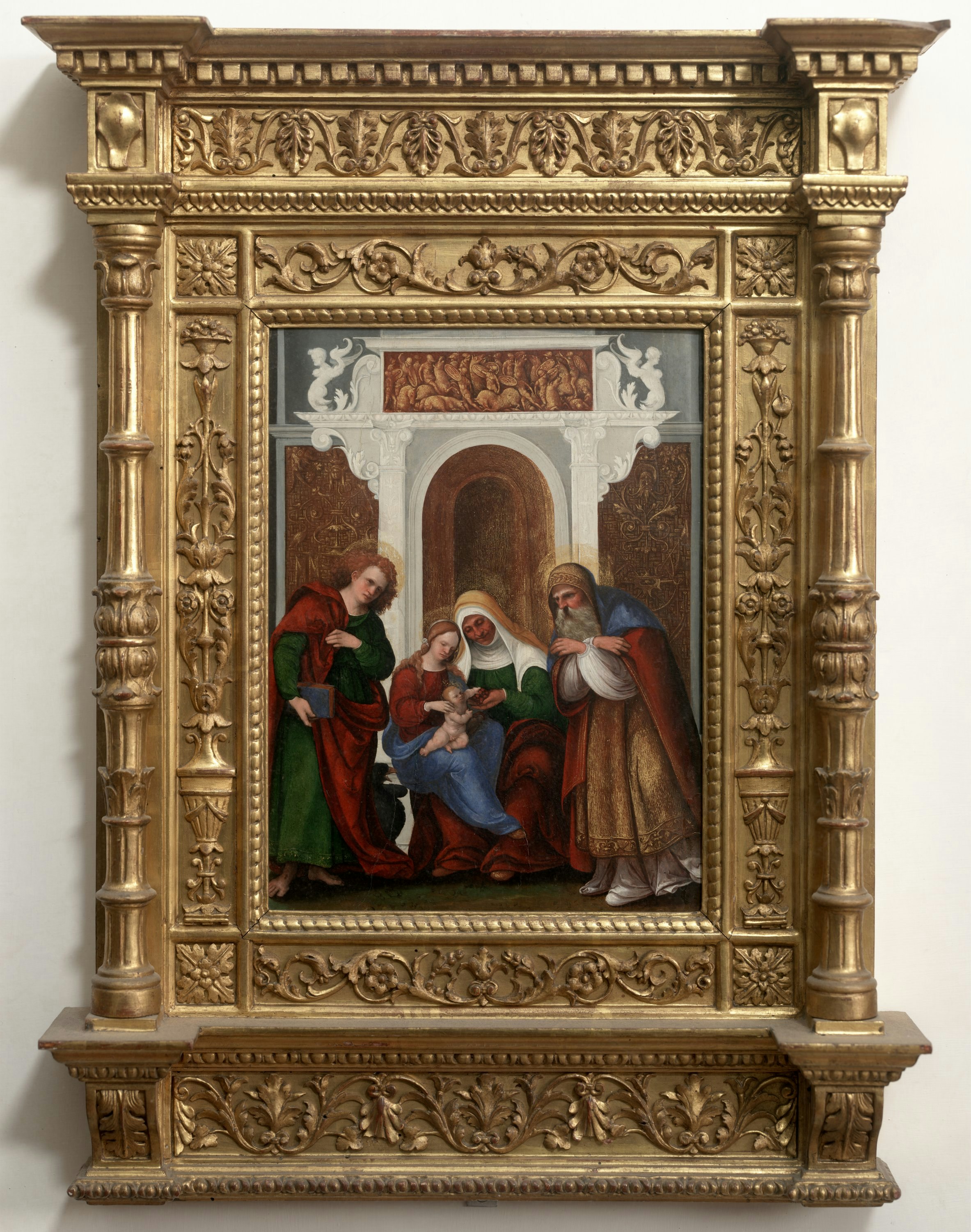 Madonna and Child with St. Anne, St. Joachim and St. John the Evangelist