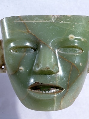 Stone mask from Teotihuacan in Mexico