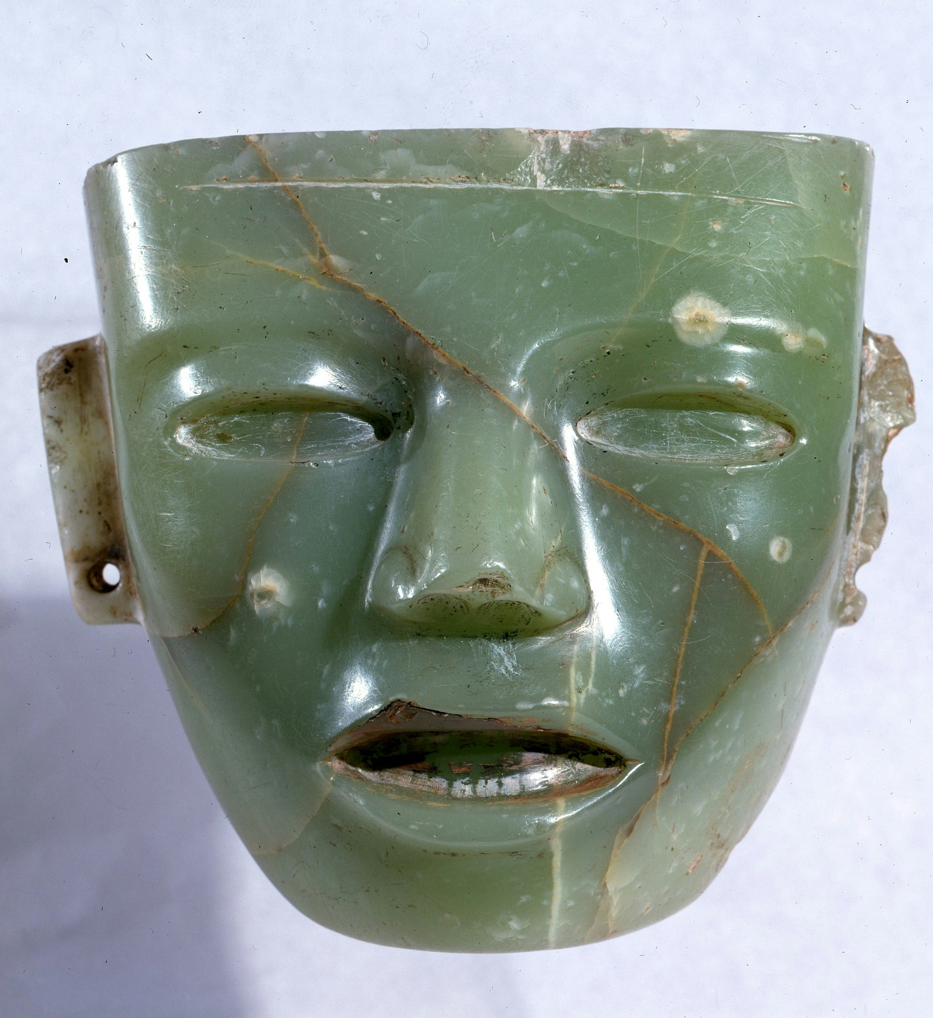 Stone mask from Teotihuacan in Mexico