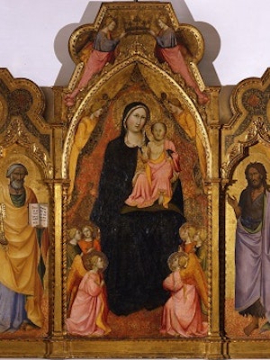 Madonna col Bambino e dieci angeli tra i santi Benedetto, Pietro, Giovanni battista e Miniato