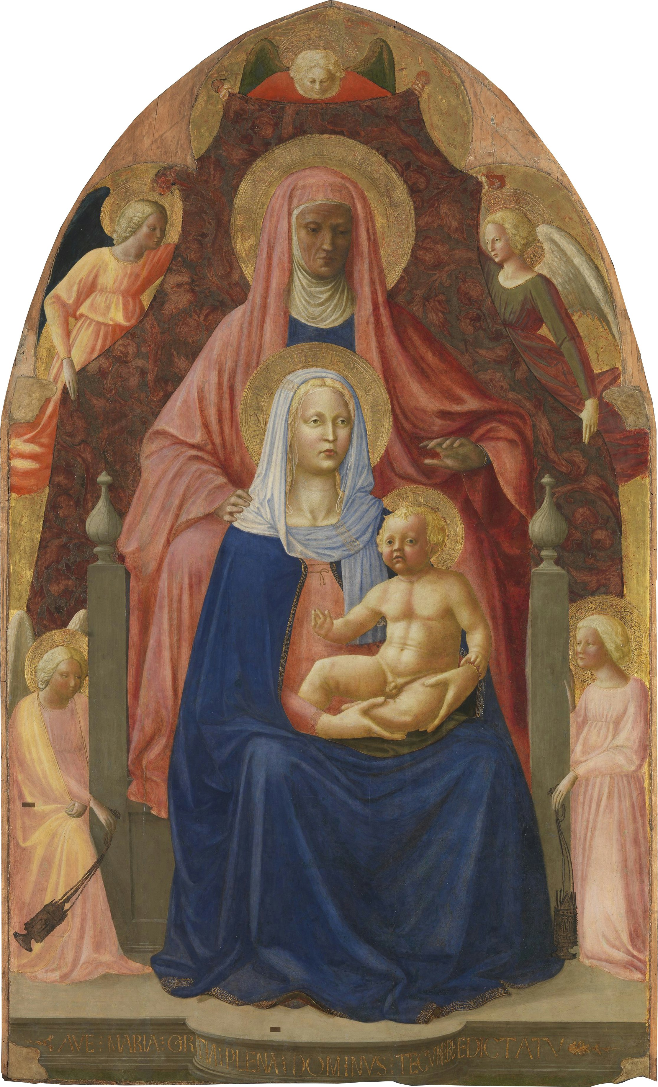 Sant'Anna, la Madonna col Bambino e cinque angeli ("Sant'Anna Metterza")