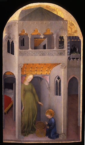 Saint Benedict Makes his Nurse’s Broken Sieve Whole