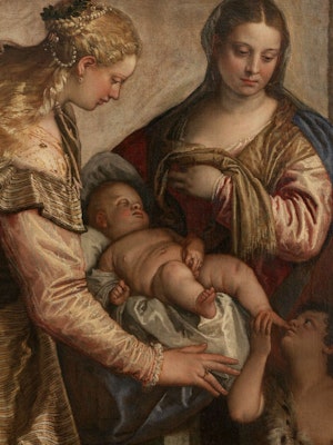 Holy Family with Young St John and St Catherine