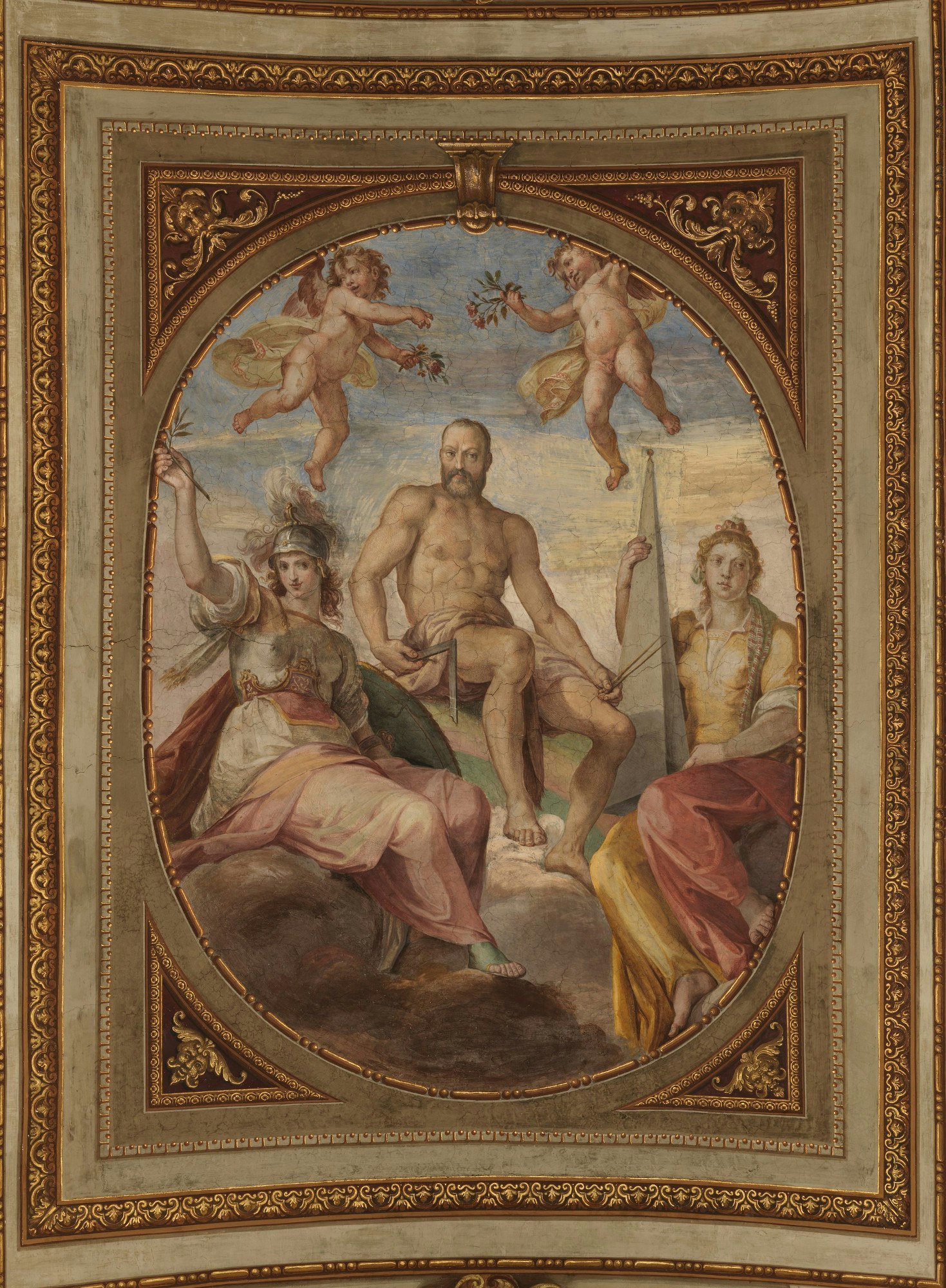 Cosimo I tra Minerva e la Gloria | Cosimo I between Athena and the Glory