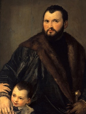 Portrait of Count Giuseppe da Porto with his son, Adriano