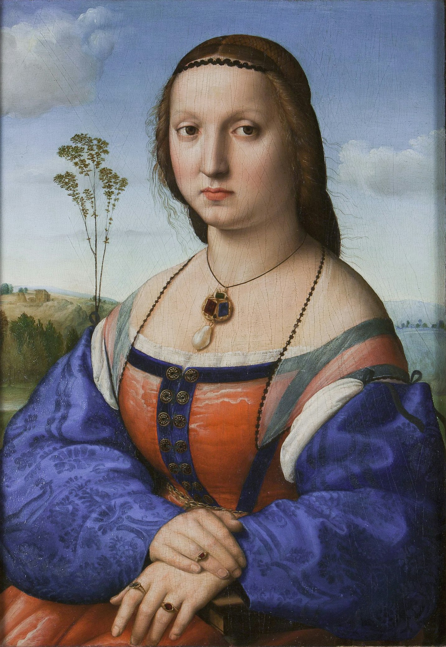 Raffello, ritratto di Maddalena Strozzi | Raphael, portrait of Maddalena Strozzi