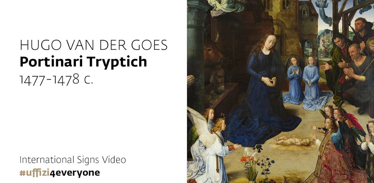Uffizi4everyone - International Signs Video | Hugo van der Goes, Portinari Tryptich, 1477-1478 c.