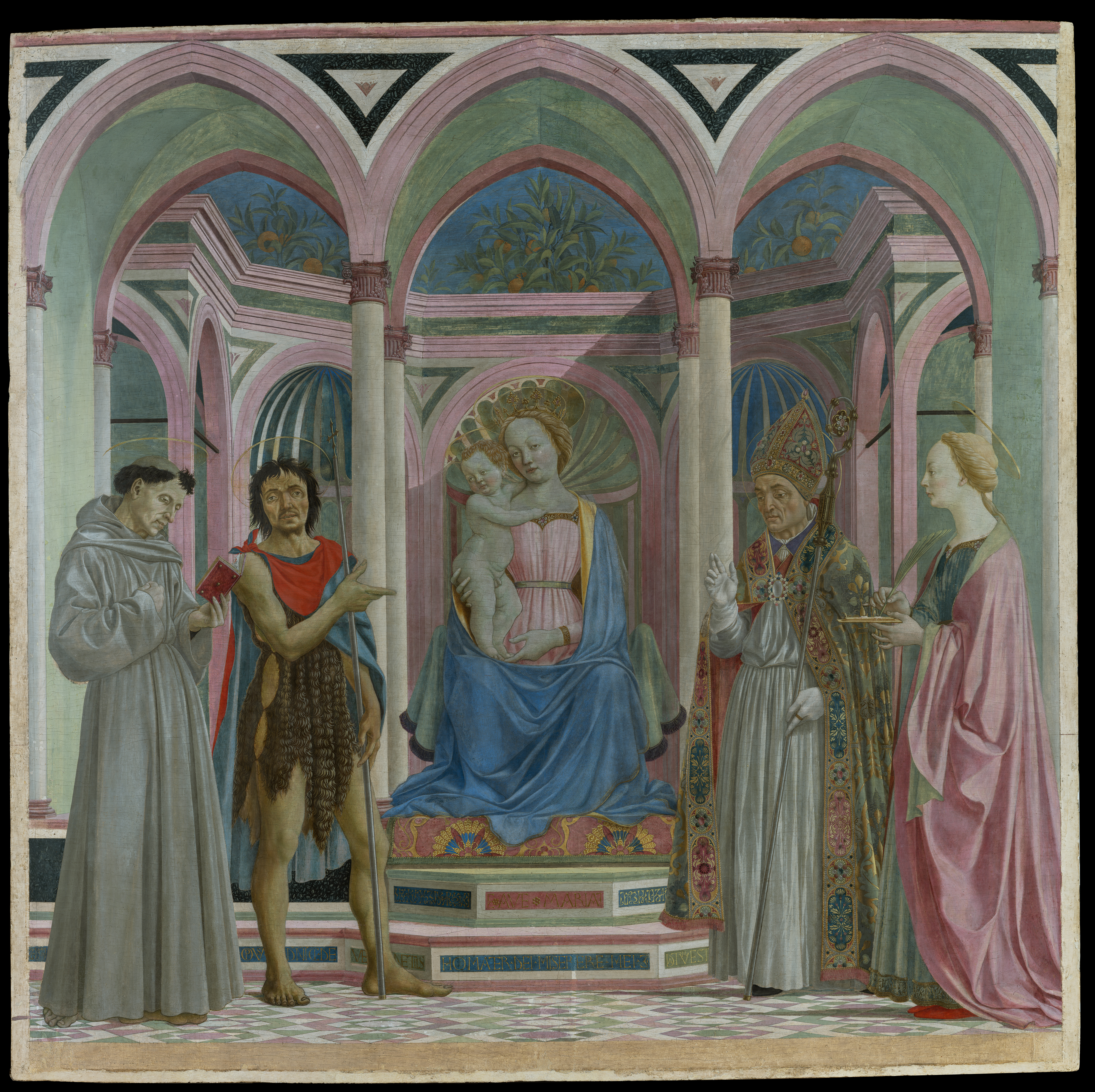 The restoration of Domenico Veneziano's Santa Lucia de' Magnoli Altarpiece has been unveiled