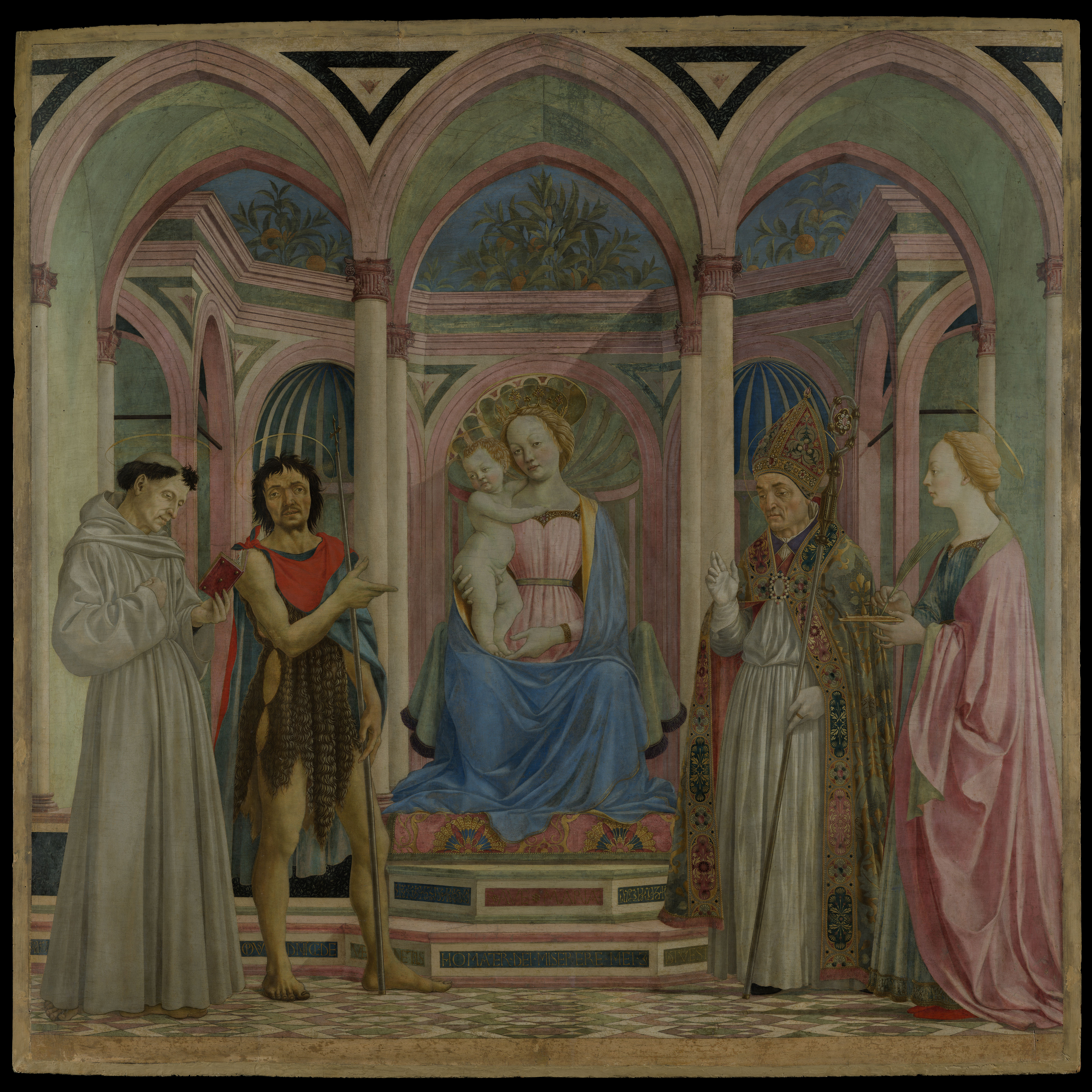 The restoration of Domenico Veneziano's Santa Lucia de' Magnoli Altarpiece has been unveiled