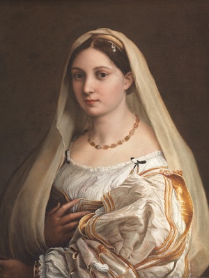 Raphael and the jewels in the Uffizi Gallery: Elisabetta Gonzaga, Maddalena Doni and the Woman with the Veil