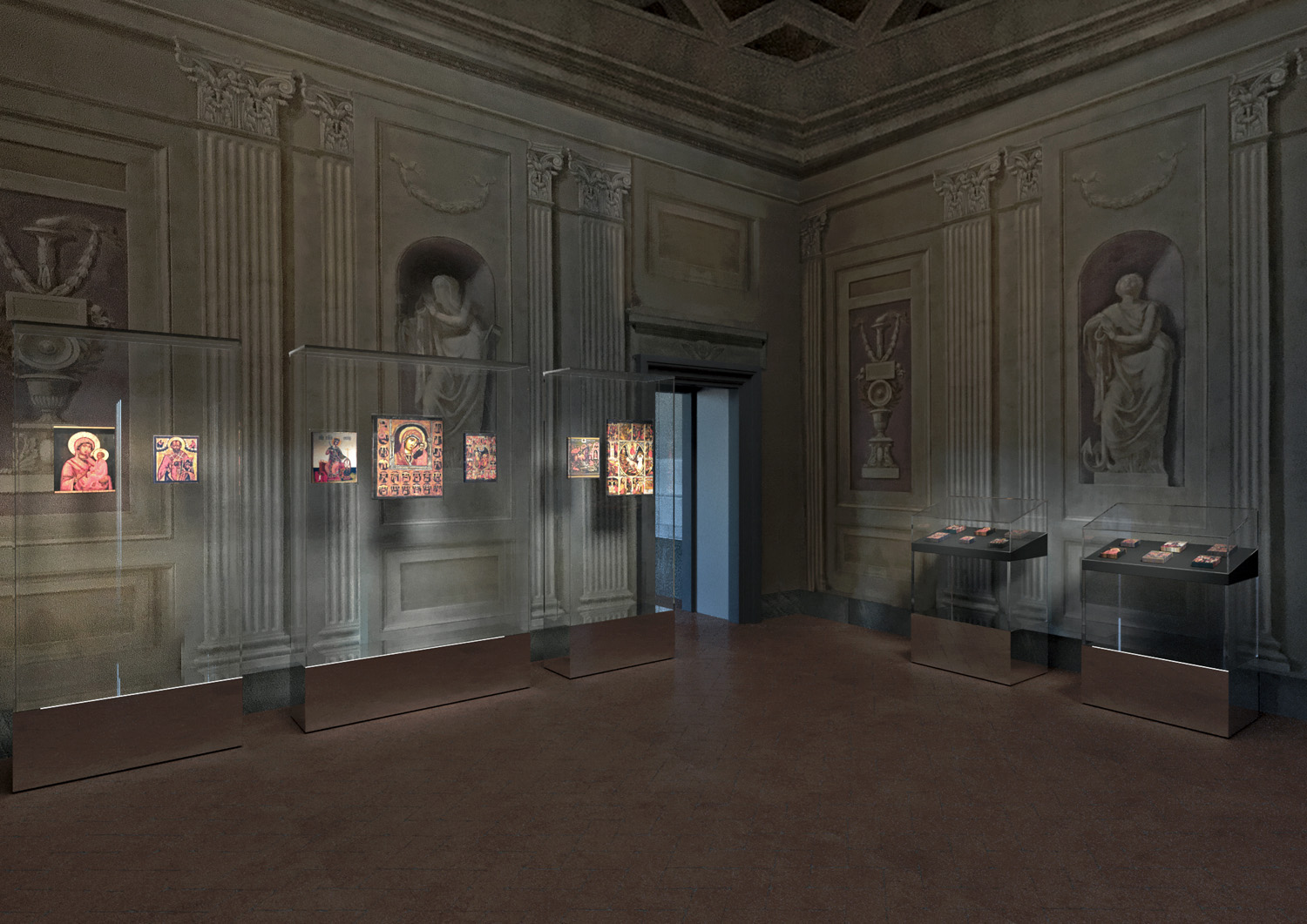 The collections of Icons at Pitti Palace