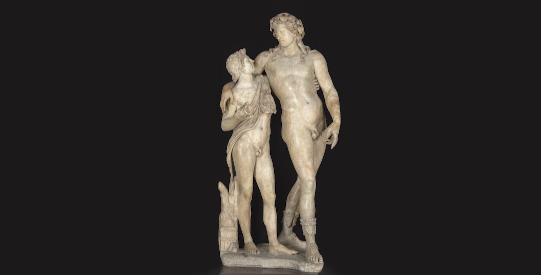 Bacchus with Satyr