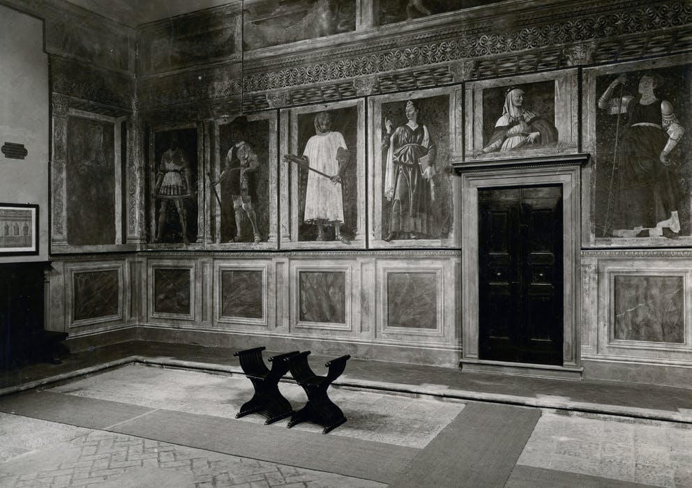 Gli Uomini Illustri di Andrea del Castagno alle Gallerie degli Uffizi. Vicende conservative, collezionistiche e museografiche