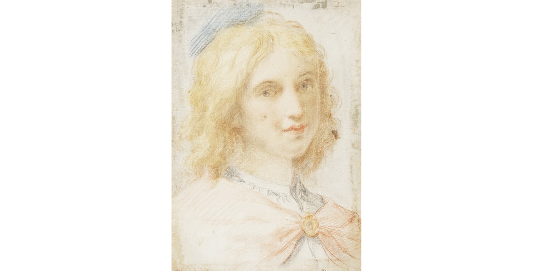 Elisabetta Sirani (Bologna, 1638-1665) e Anonimo XVIII sec. (?)  Ritratto di giovane