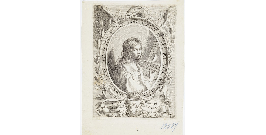 Incisore emiliano (Lorenzo Tinti?) da Elisabetta Sirani (Bologna, 1638-1665) Ritratto di Luigi Magni