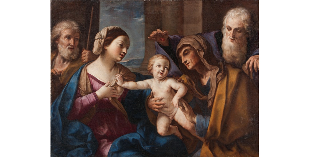 Sacra Famiglia con Sant’Anna e San Gioacchino (Sacra Famiglia delle ciliegie)