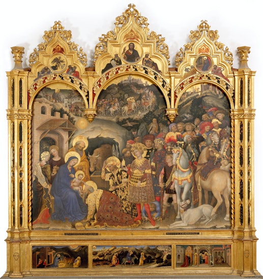 Gentile da Fabriano, "Adorazione dei Magi" (1423)