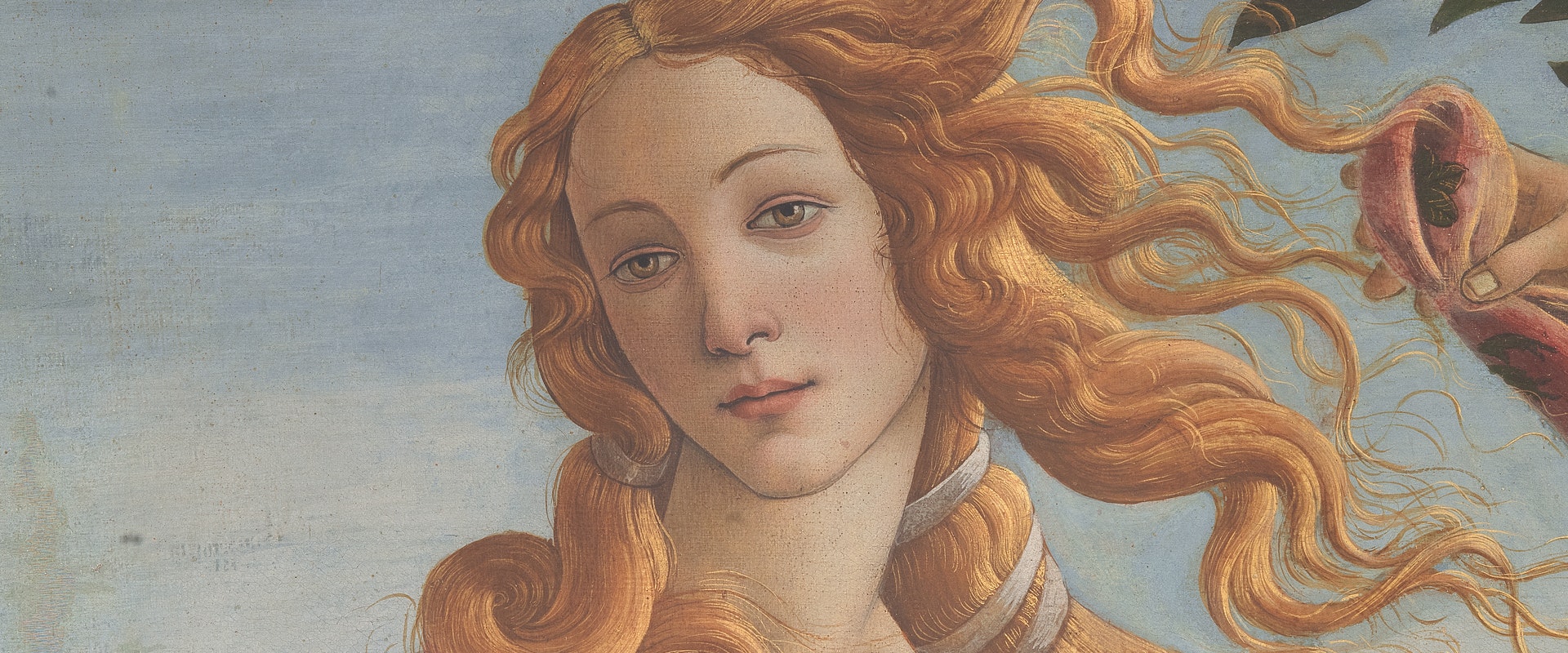 Particolare della Venere di Botticelli